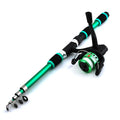 Children's Fishing Rod with Telescopic Fishing Rod and Rotating Reel Bait Hook Travel Rod