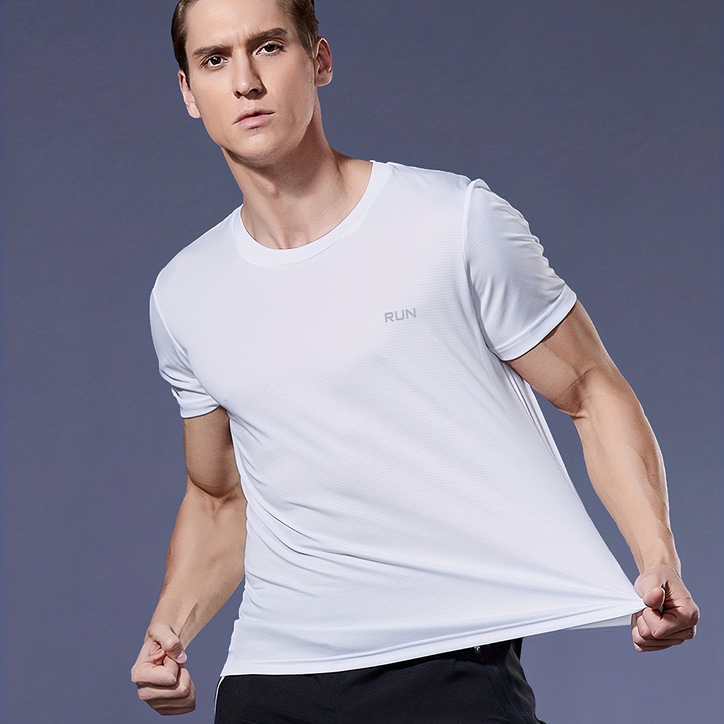 Ultralight Quick Dry Sport T-Shirt For Men - Breathable And Lightweight Top For Fitness, Training, Running, And Gym Workouts